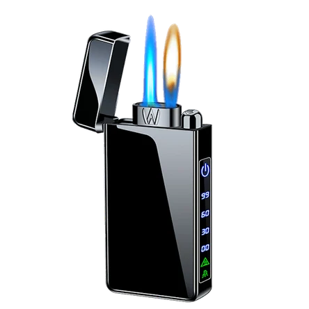 Электроимпульсная гибридная зажигалка с двойной дугой и USB