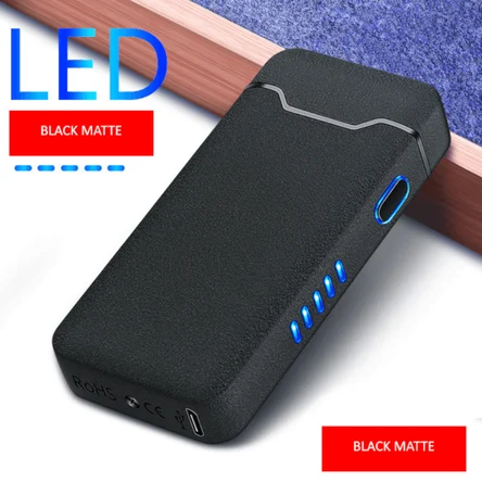 Электроимпульсная зажигалка с двойной дугой и USB-зарядкой